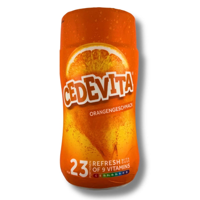 Cedevita Brausepulver Orange 455g – erfrischendes Multivitamin-Getränkepulver mit Orangengeschmack, ideal für unterwegs