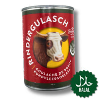Podravka Rindergulasch Beef Goulash 400g – herzhafter Rindergulasch in praktischer Dose, schnell zubereitet