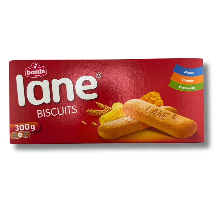 Bambi Lane Biscuits 300g – klassische Kinderkekse aus Weizen, ideal zum Snacken oder Backen