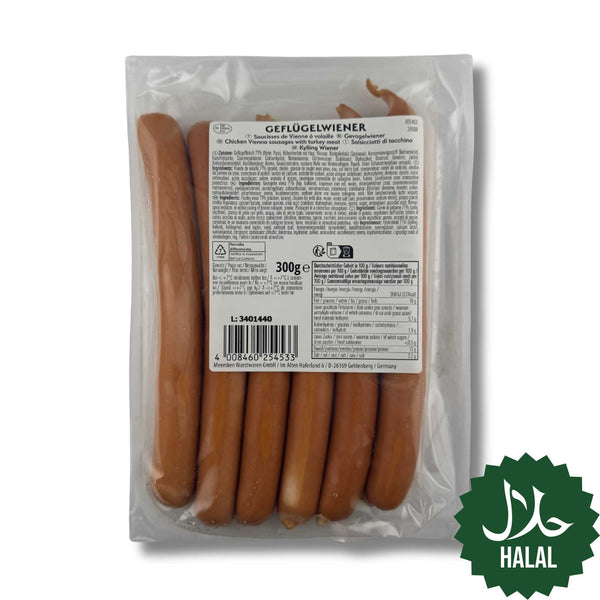 Kamar Halal Geflügelwiener 300g