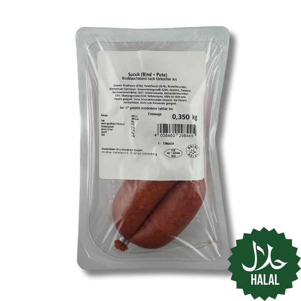 Kamar Parmak Sucuk – 350 g Halal Wurst, kräftig gewürzt & perfekt für den Grill