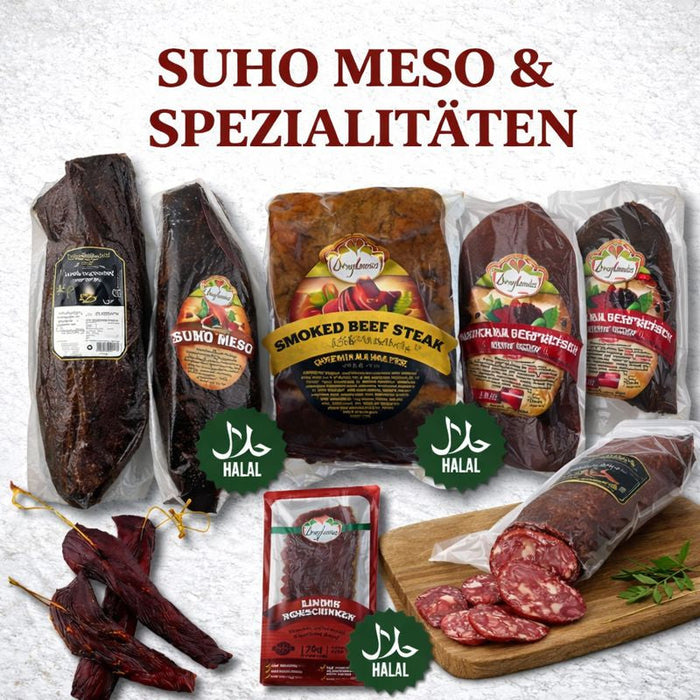 Suho Meso und Balkan Spezialitäten.