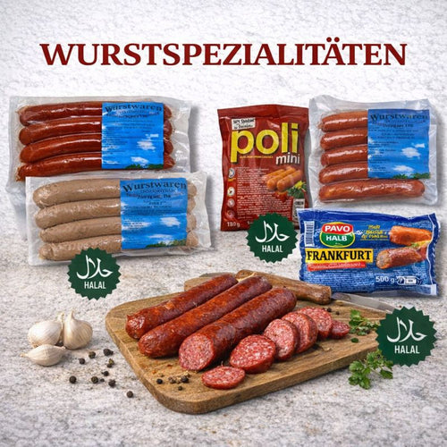Wurstspezialitäten VIrsle, Sosis, Pavo Hot Dog, Kamar Geflügelbratwurst, Brajlovic Grillwurst