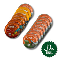 Argeta Halal Huhn Bundle – 14 Dosen Aufstrich in verschiedenen Sorten zum Vorteilspreis