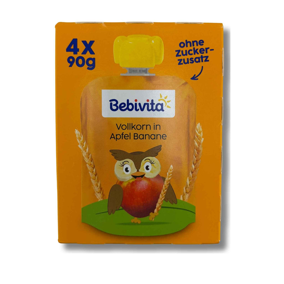 Bebivita Quetschies Vollkorn Apfel Banane 4 x 90 g