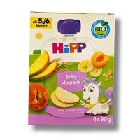 HiPP Quetschies Mixpack mit vier Sorten 4 x 90 g