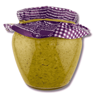 Natura Malidzano 540 g – grüner Ajvar aus gerösteten Paprika und Auberginen im Glas