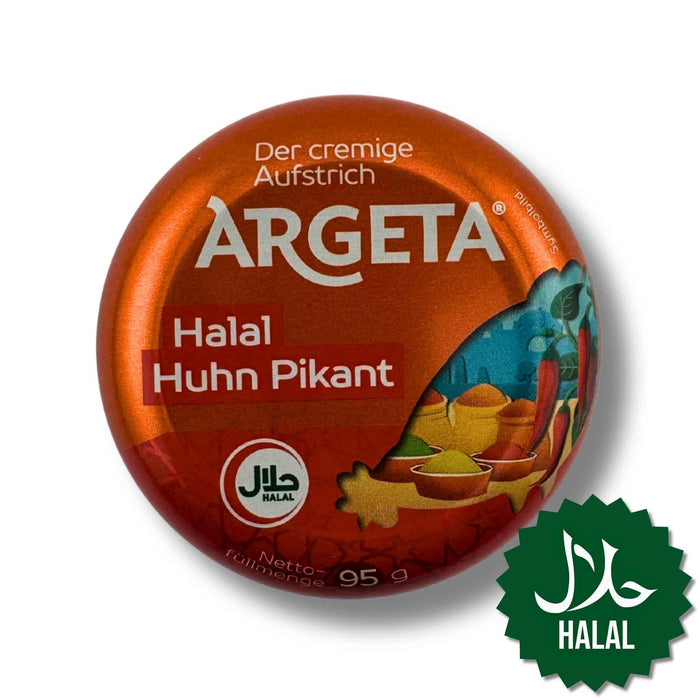 Argeta Huhn Pikant 95g – würziger Hühner-Aufstrich, cremig und lecker, ideal als Snack oder Brotaufstrich