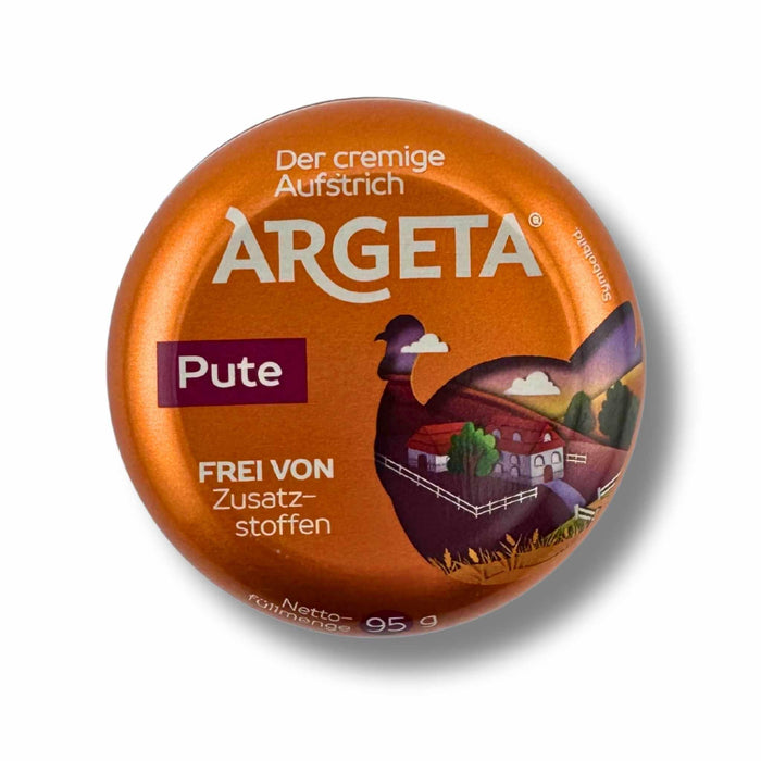 Argeta Pute 95g – cremiger Puten-Aufstrich, ideal als Snack oder Brotaufstrich für Kinder und Erwachsene