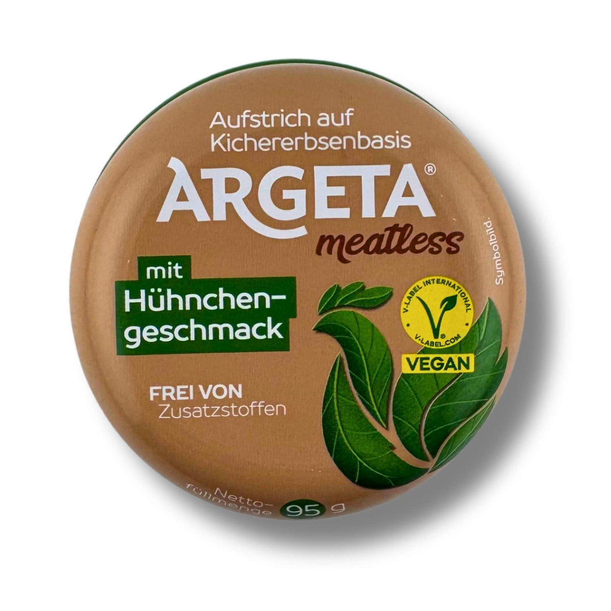 Argeta Meatless mit Hühnchengeschmack 95 g Dose – pflanzlicher cremiger Brotaufstrich