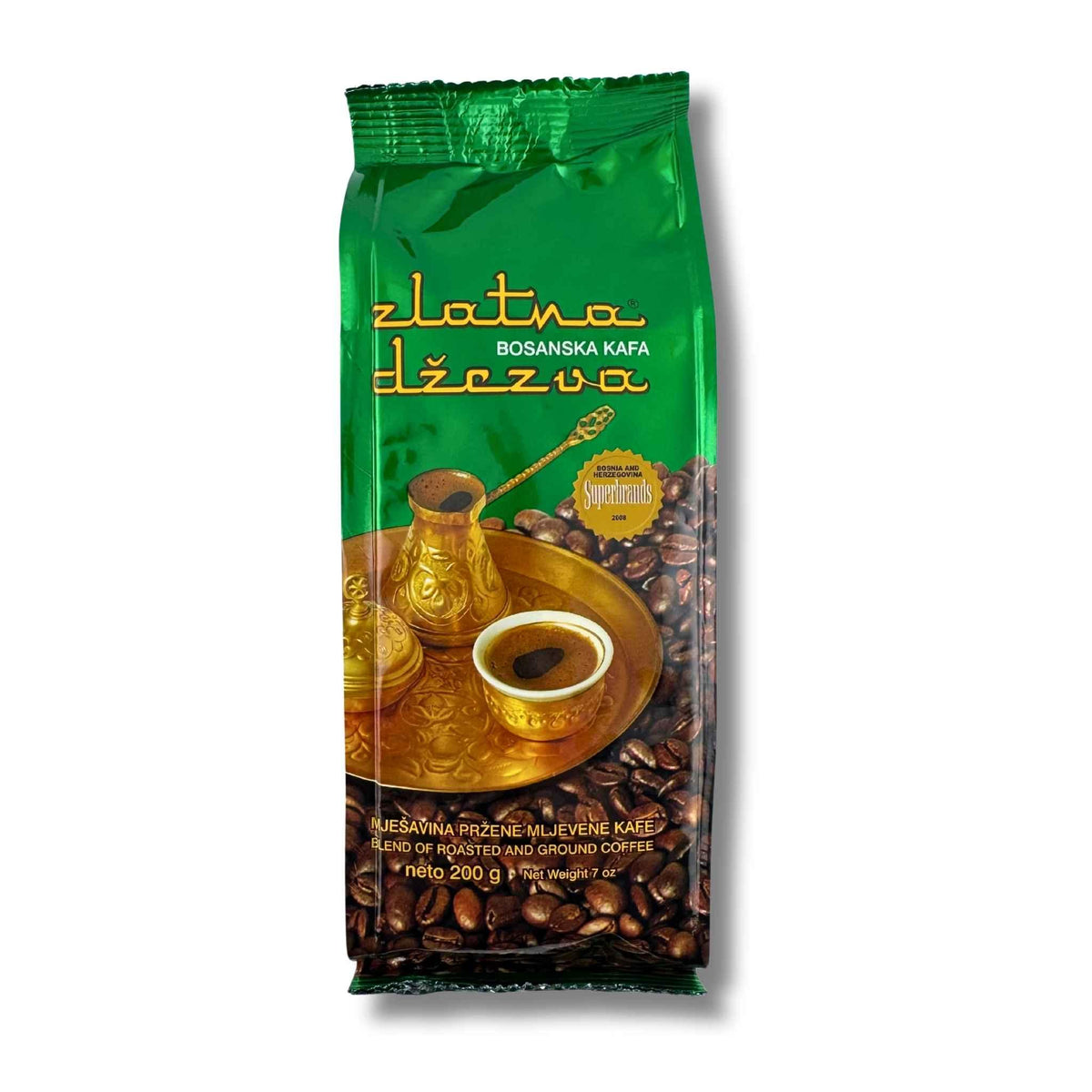 Bosanska Kafa 200g – traditioneller bosnischer Kaffee, aromatisch und frisch gemahlen, ideal für Espresso oder Filterkaffee