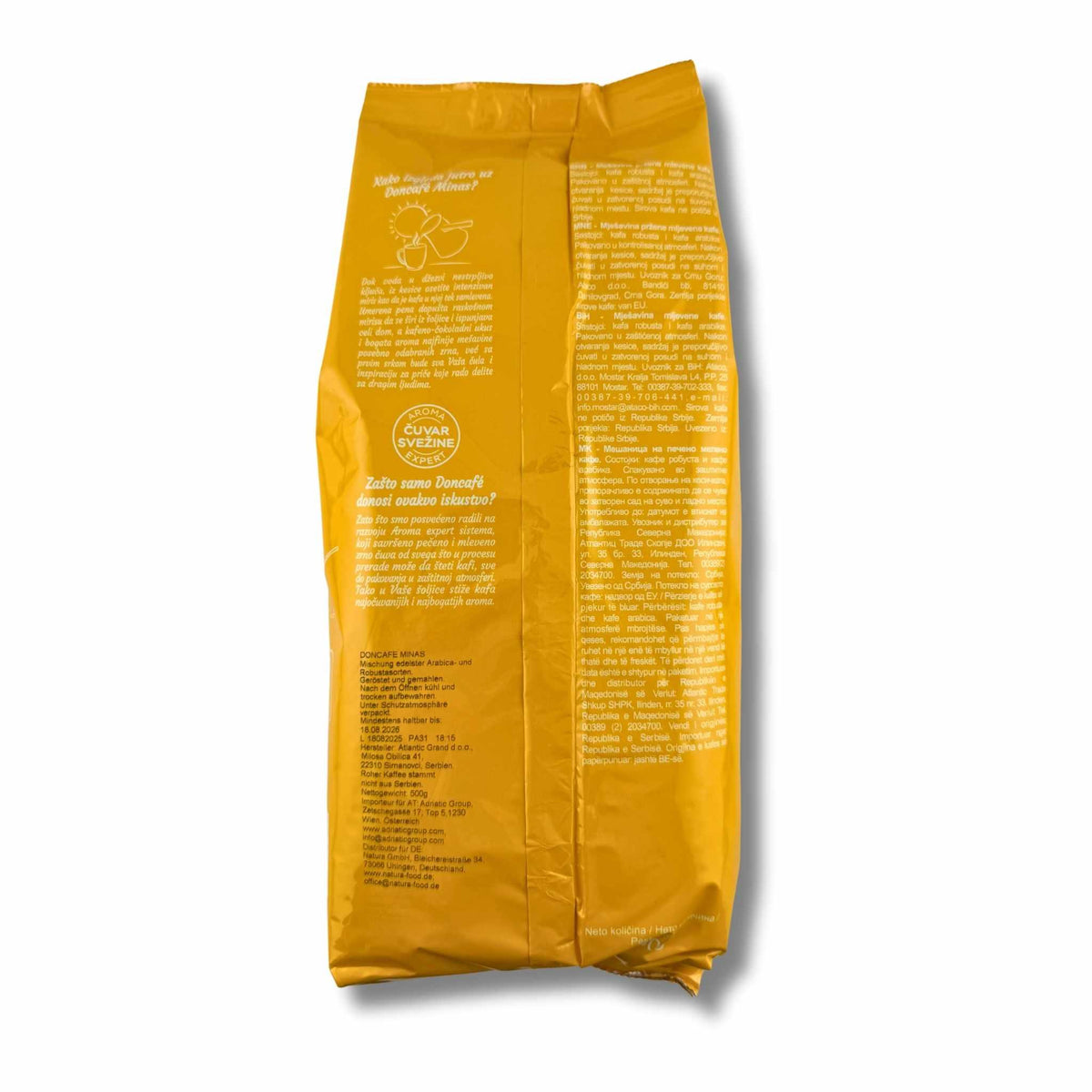 Doncafé Minas 500g – aromatischer gemahlener Kaffee, ideal für Espresso, Filterkaffee oder French Press