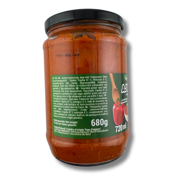 Agrona Ajvar mild 680g
