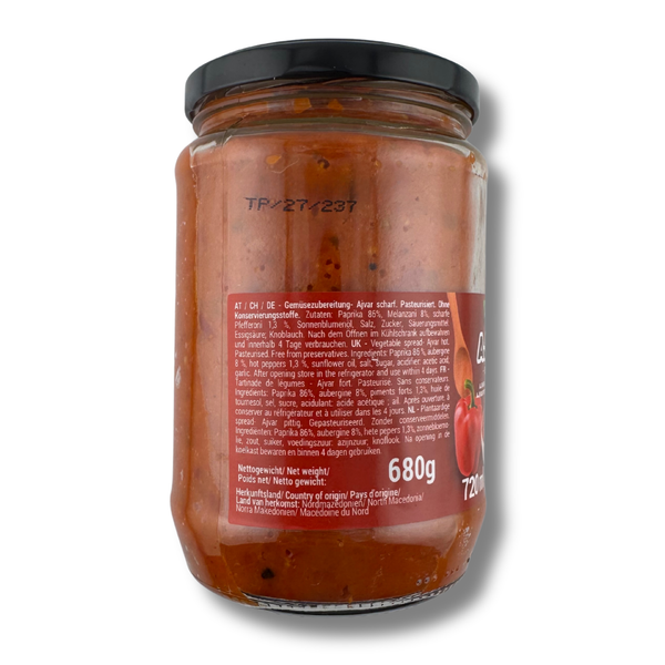 Agrona Ajvar scharf 680g