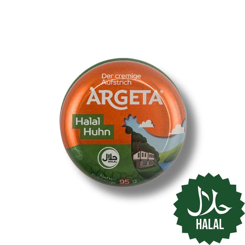 Argeta Halal Huhn 95g – halal-zertifizierter Hühner-Aufstrich in praktischer Dose