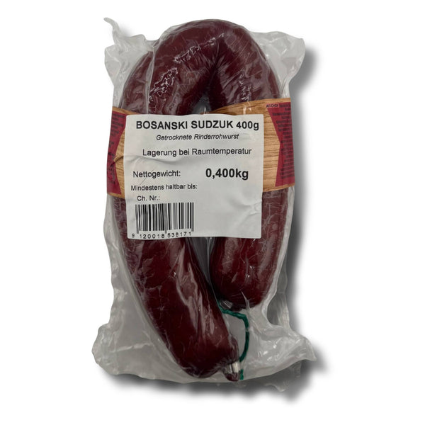 Brajlovic Bosanski Sudzuk 400g – traditionelle bosnische Knoblauchwurst nach Sucuk-Art