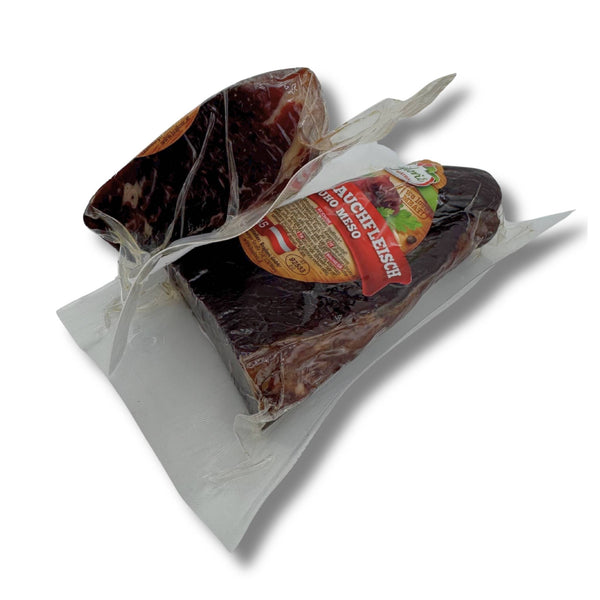 Brajlovic Suho Meso Rinderrauchfleisch 500g – traditionelles bosnisches Trockenfleisch vom Rind, geräuchert