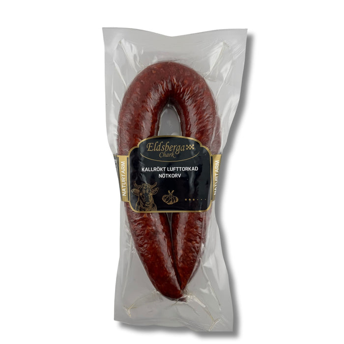 Eldsberga Chark Bosnische Sudžuk pikant 450 g – luftgetrocknete würzige Balkan-Rohwurst mit feiner Schärfe