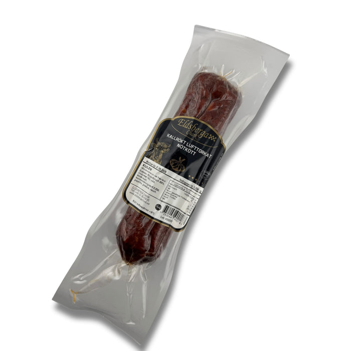 Eldsberga Chark Suho Kulen mit Paprika 350 g – luftgetrocknete Balkan-Salami mit würzigem Paprika