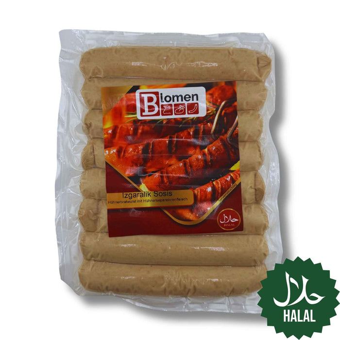 Halal Izgaralik Sosis 720g – Grillwürstchen nach türkischer Art aus Geflügelfleisch