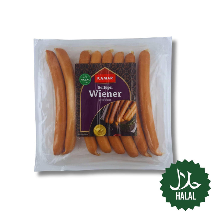 Halal Kamar Geflügelwiener 400g – Wiener Würstchen aus Geflügelfleisch türkische Art
