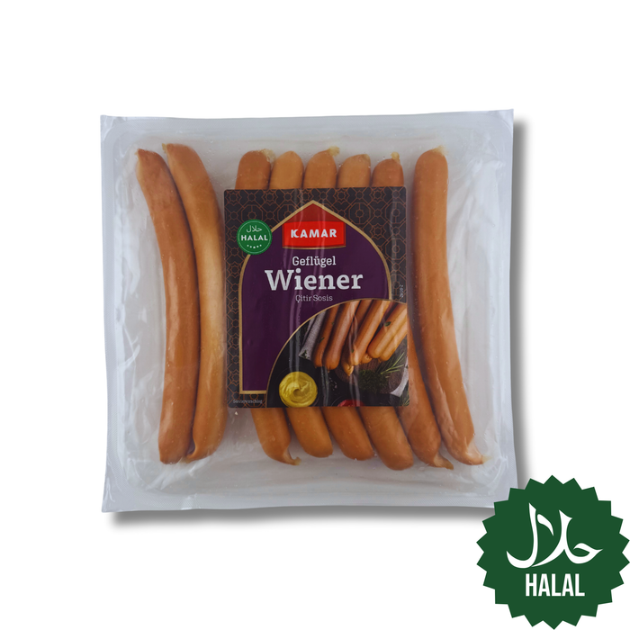 Kamar Geflügelwiener 400g Halal