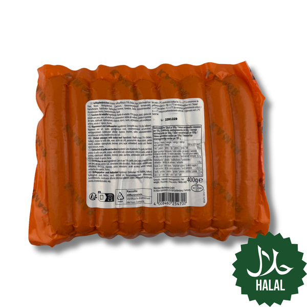 Kamar Hot Dog 400g Halal
