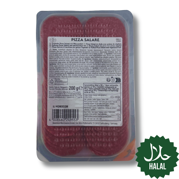 Kamar Truthahn Pizza Salami 200g Halal