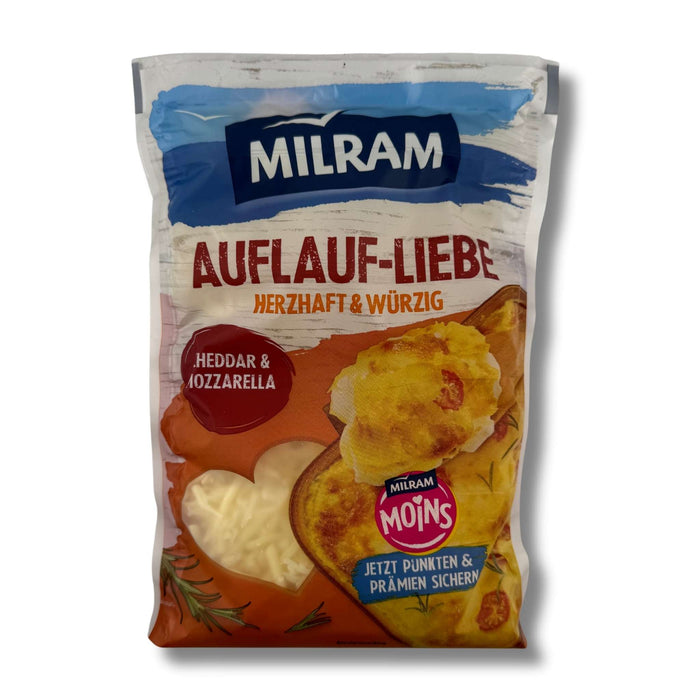 Milram Auflauf-Liebe 150 g – herzhafter und würziger Käse zum Überbacken von Aufläufen
