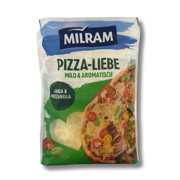 Milram Pizza Liebe 150g – geriebener Käse-Mix für Pizza und Aufläufe