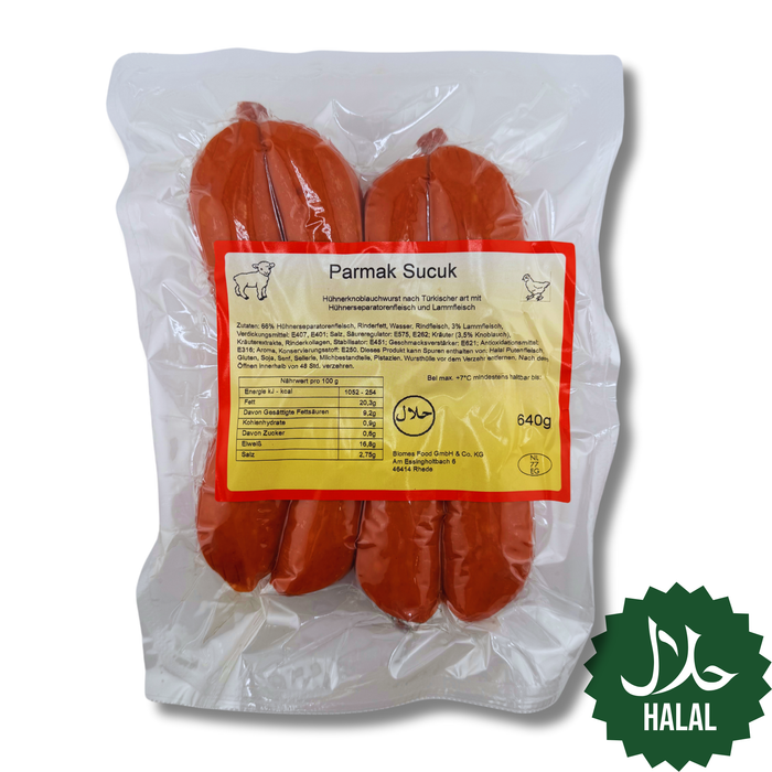 Parmak Sucuk 640g Halal