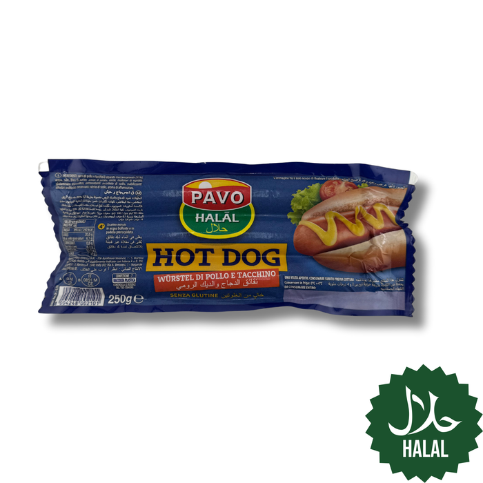Pavo Hot Dog 250g Halal