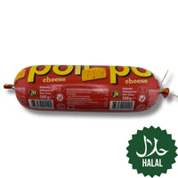 Poli Cheese Salama 500g – Halal Geflügelwurst mit Käse nach beliebter Poli-Rezeptur