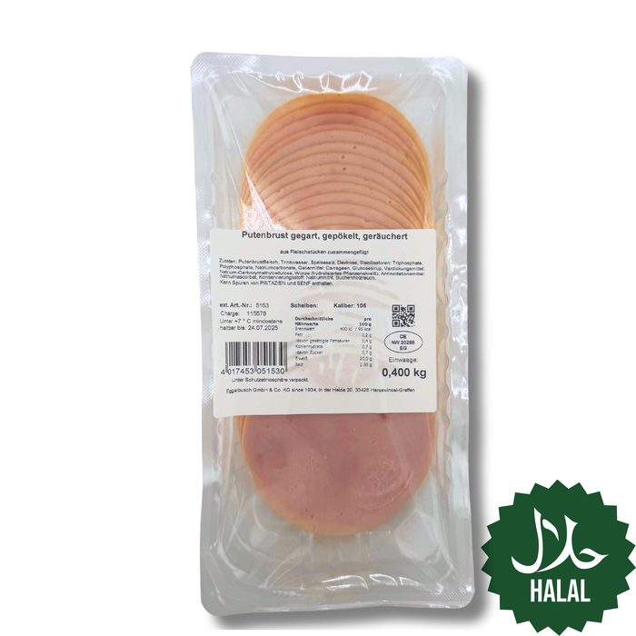Putenbrust geräuchert 400g Halal