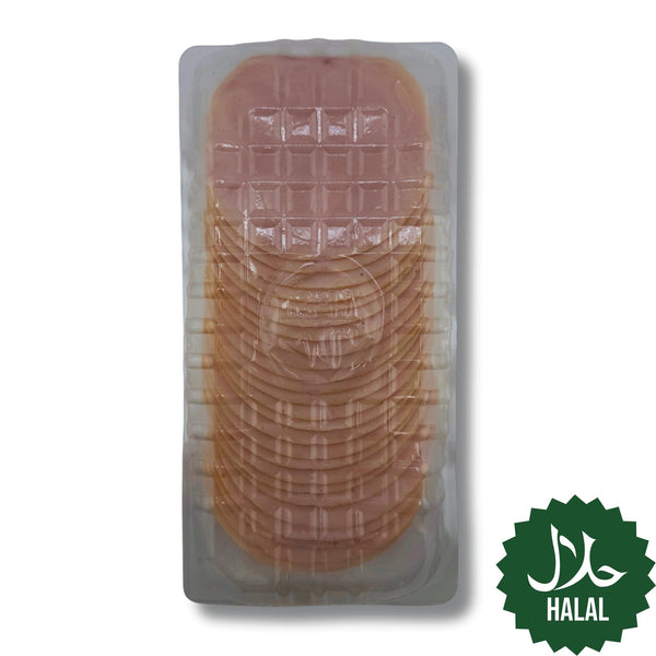 Halal Sibel Putenbrust geräuchert 400g – zarter Putenschinken/Aufschnitt in Scheiben, halal-zertifiziert