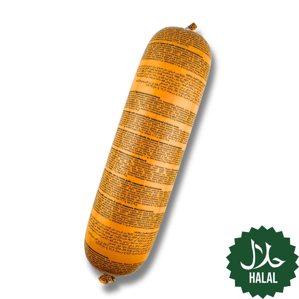 Tavuk Salam 500 g – Halal Geflügelsalami aus Hähnchenfleisch, mild-würzig und ideal für Brotzeit oder Sandwiches.