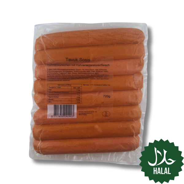 Tavuk Sosis 720g Halal