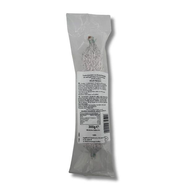 Truthahnsalami mit Rindfleischfett 300g