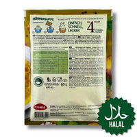 Yumis Hühnersuppe 65 g Halal – Instant Hühnersuppe mit würzigem Geschmack